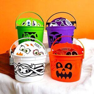 McDonalds 2023 Boo Buckets Complete Set of 4 Fun Spooky Trick-or-Treat Complete